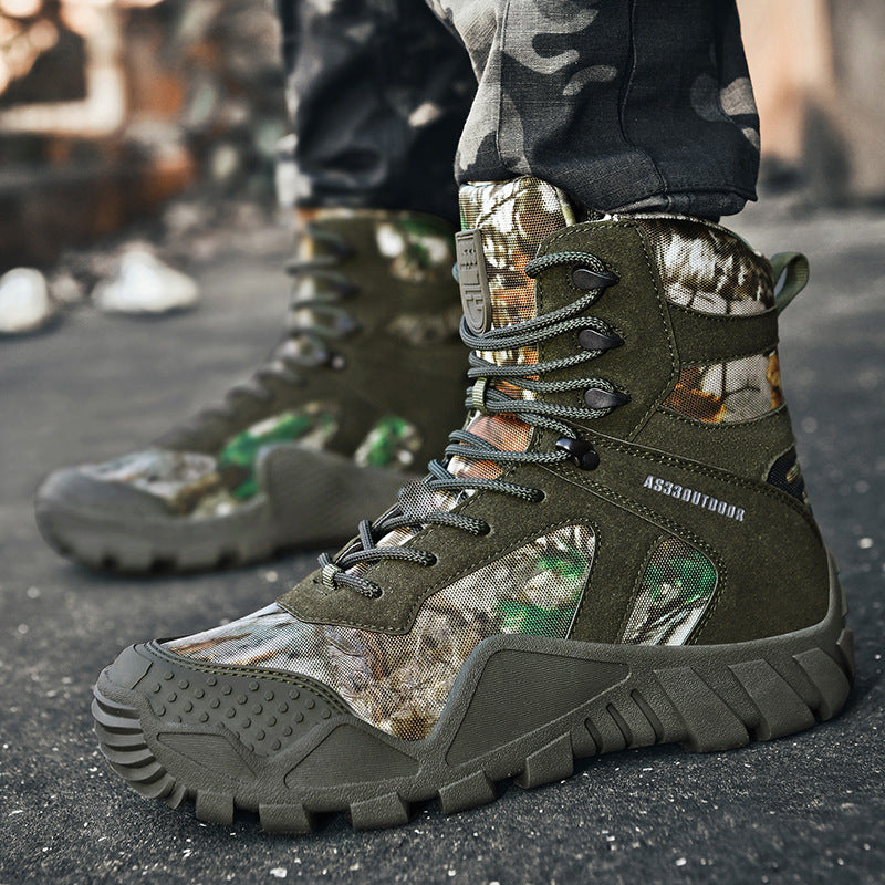 High-top Outdoor Hiking Boots Tactical 