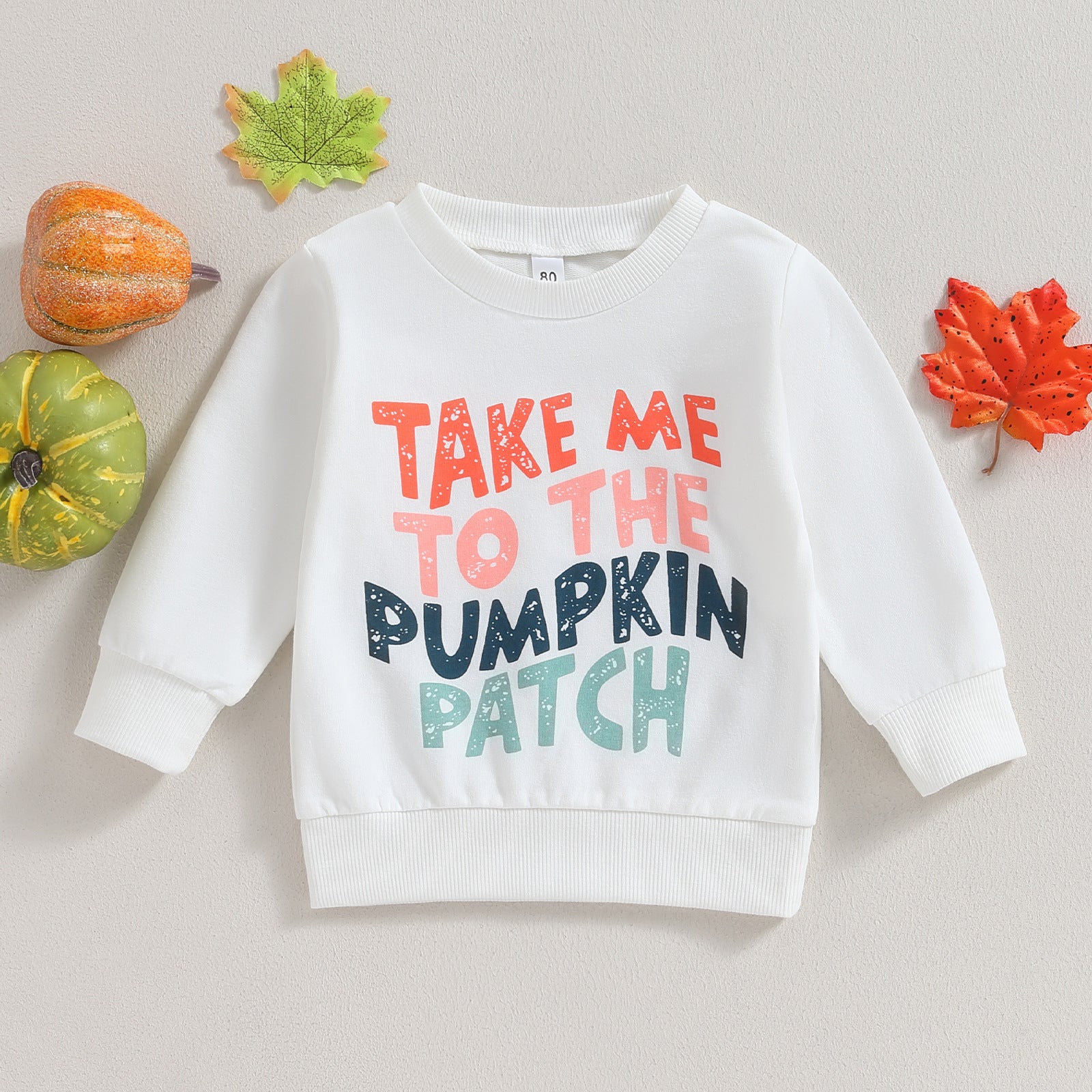 Halloween Clothing Infant and Toddler Letter Printed Long Sleeve Sweater