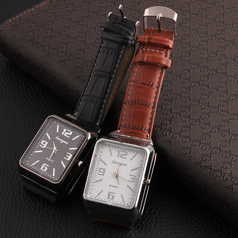 Metal electric heating wire cigarette lighter watch