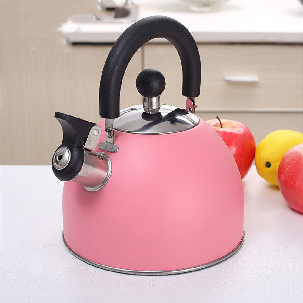 Ru Yi Pink Whistling Kettle Whistling Kettle Fashion Whistling Kettle New Whistling Kettle