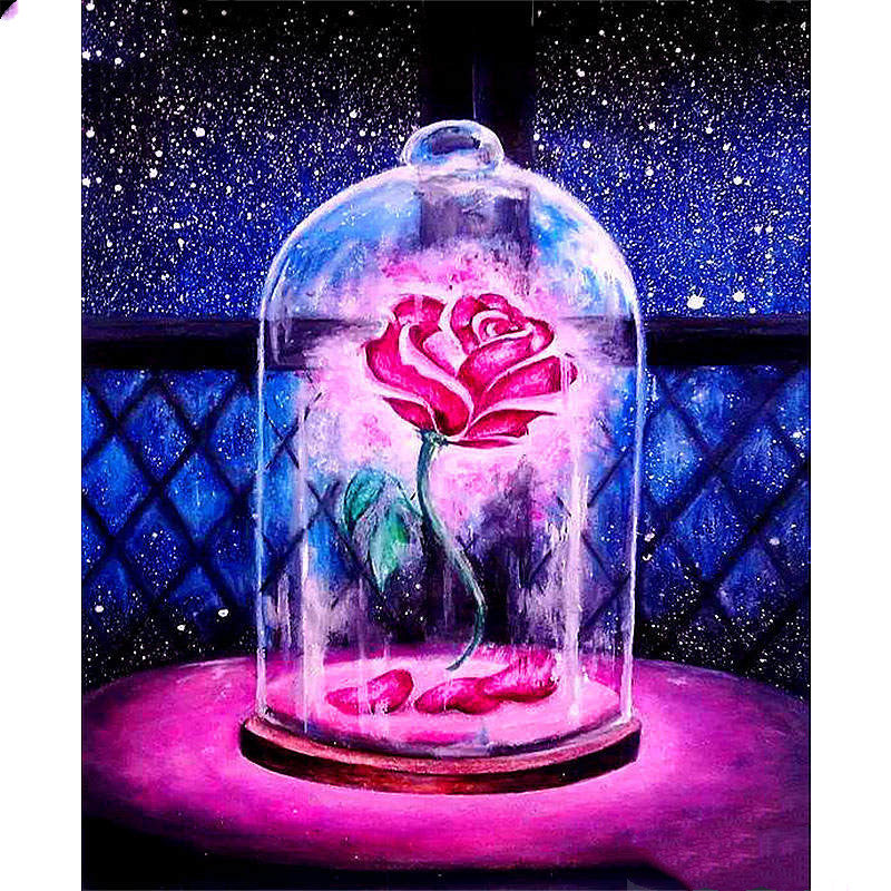 Diamond Painting Rose 3D Embroidery Cross Stitch 5D Home Decoration