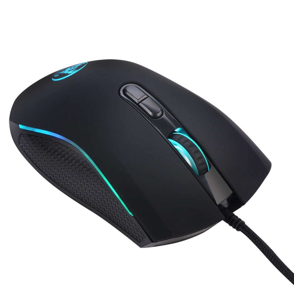 Gaming wired mouse dpi four-speed adjustable up to 3200dpi
