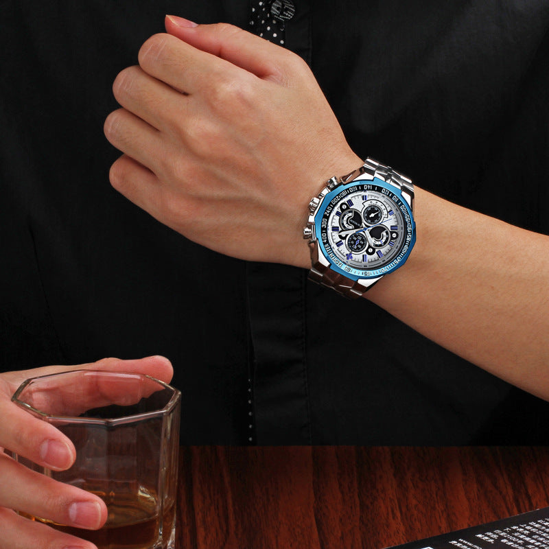 Genuine brand sport Mens Watch luminous strip non mechanical watch Mens watch wholesale one generation