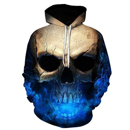 3D Skull Hoodie
