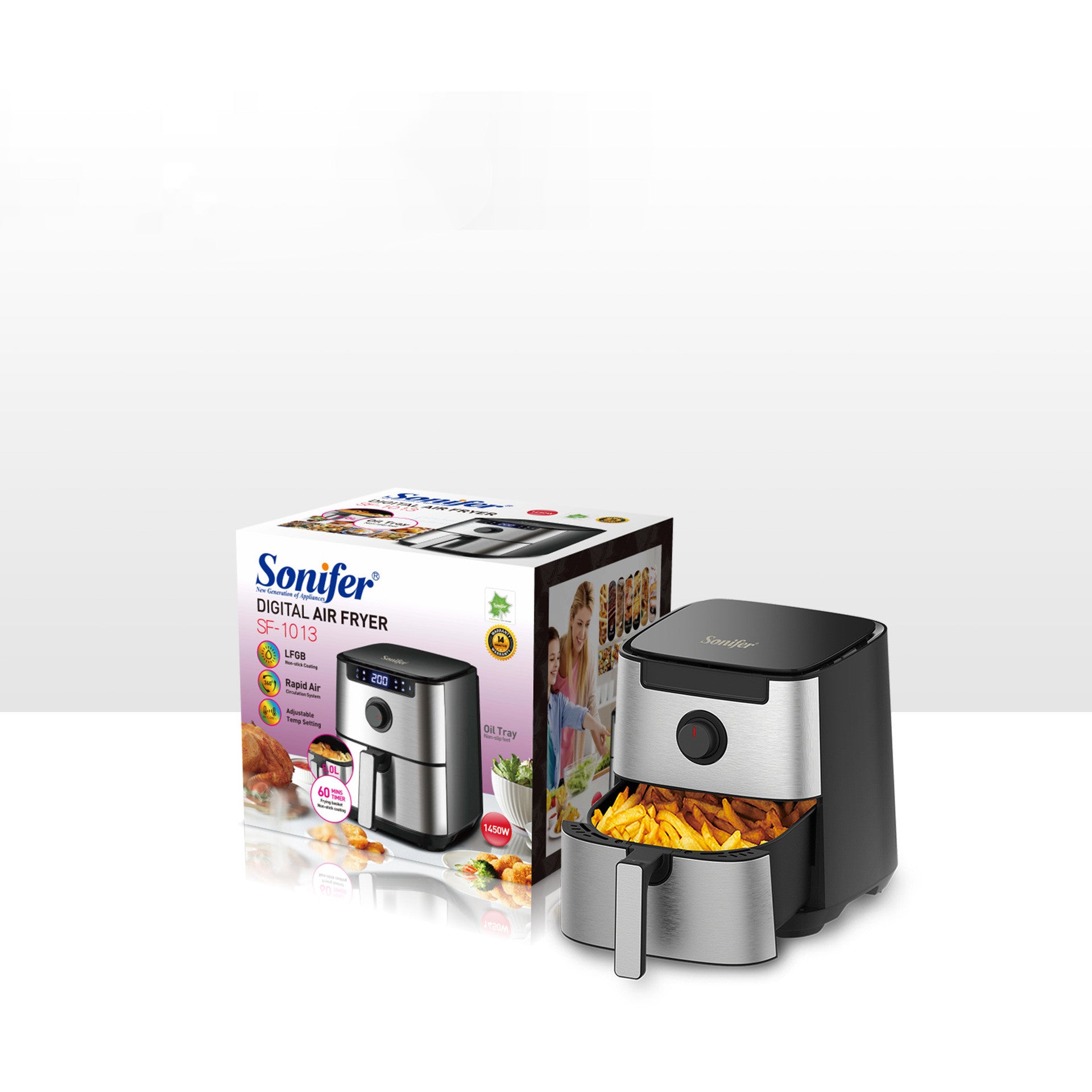 Household Touch Screen 50L Air Fryer 