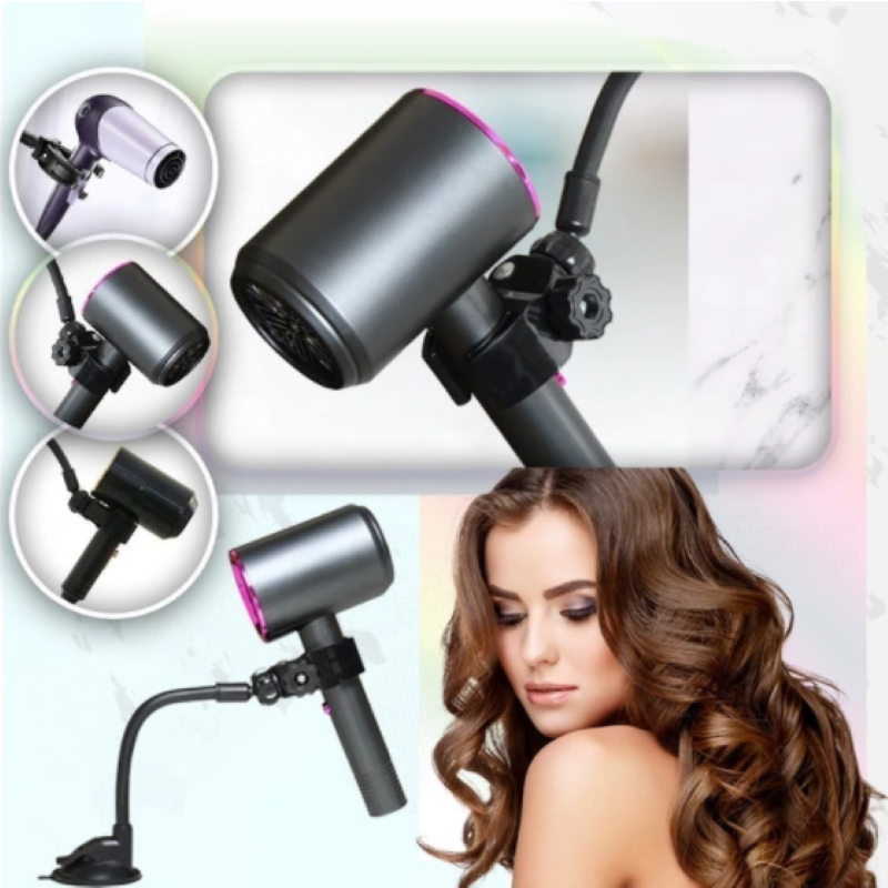 Punch-free Bathroom Hair Dryer Bracket Suction Cup 