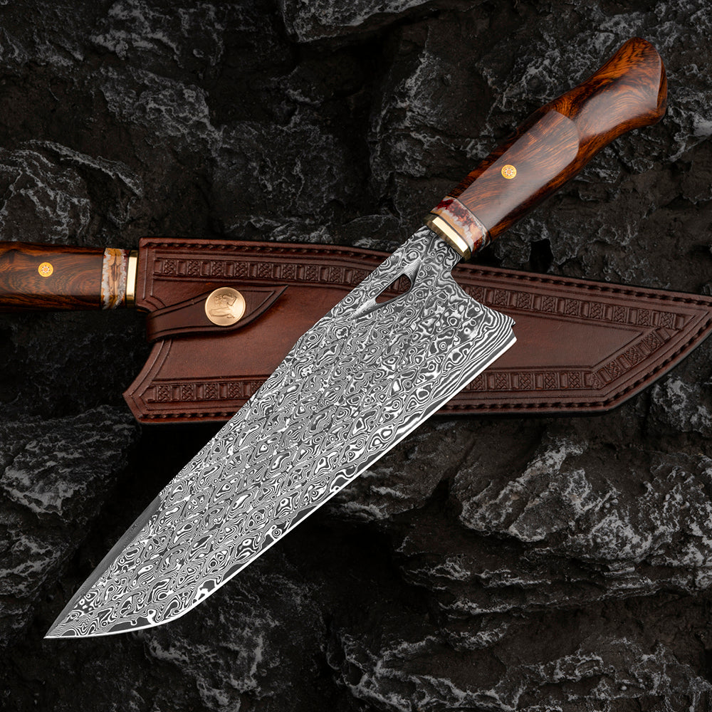 Damascus Steel Kitchen Knife Professional Kitchen Chef's Knife 