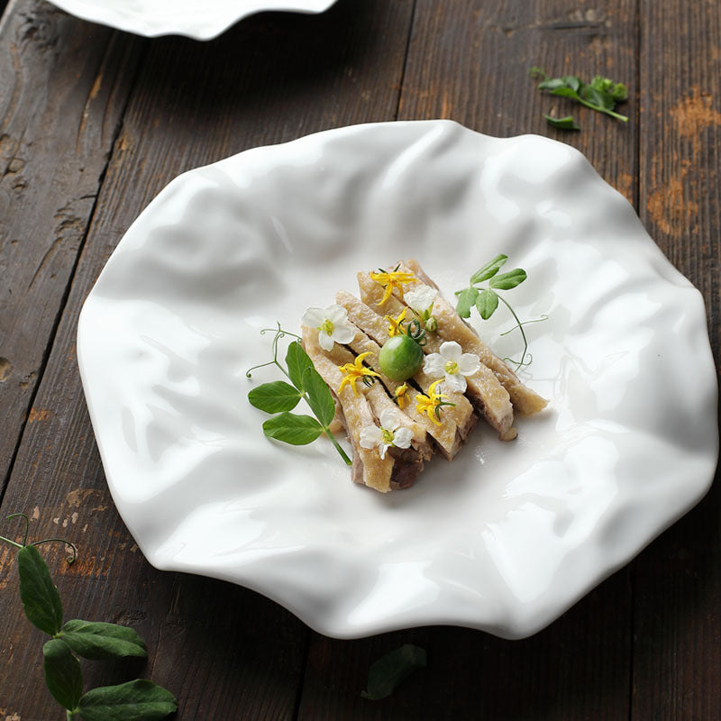 Irregular Ceramic Plates With Special-shaped Personality