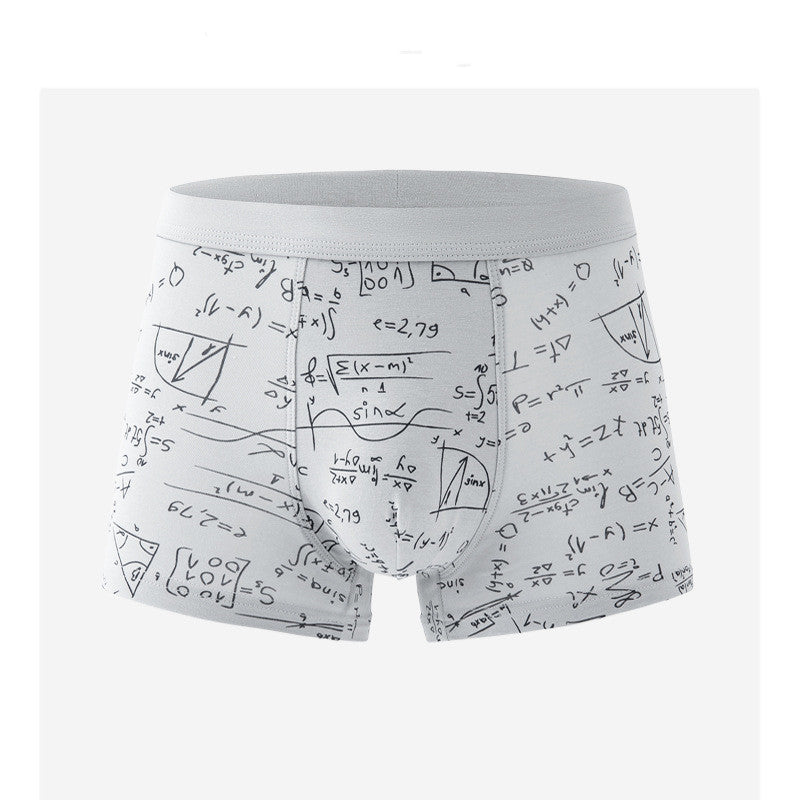 Men's Fashion Casual Printing Boxer Shorts 