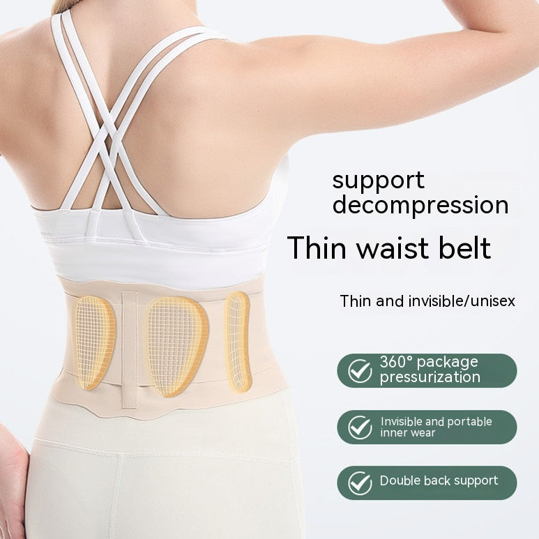Men's And Women's Slipped Discs Waistband Body Shaping Belly Contraction Yoga Waist Support 