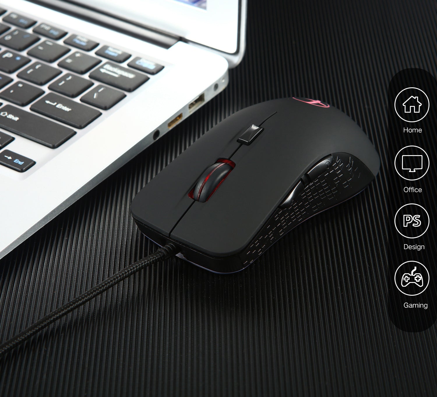 Office Notebook Computer Wired Gaming Optical Mouse
