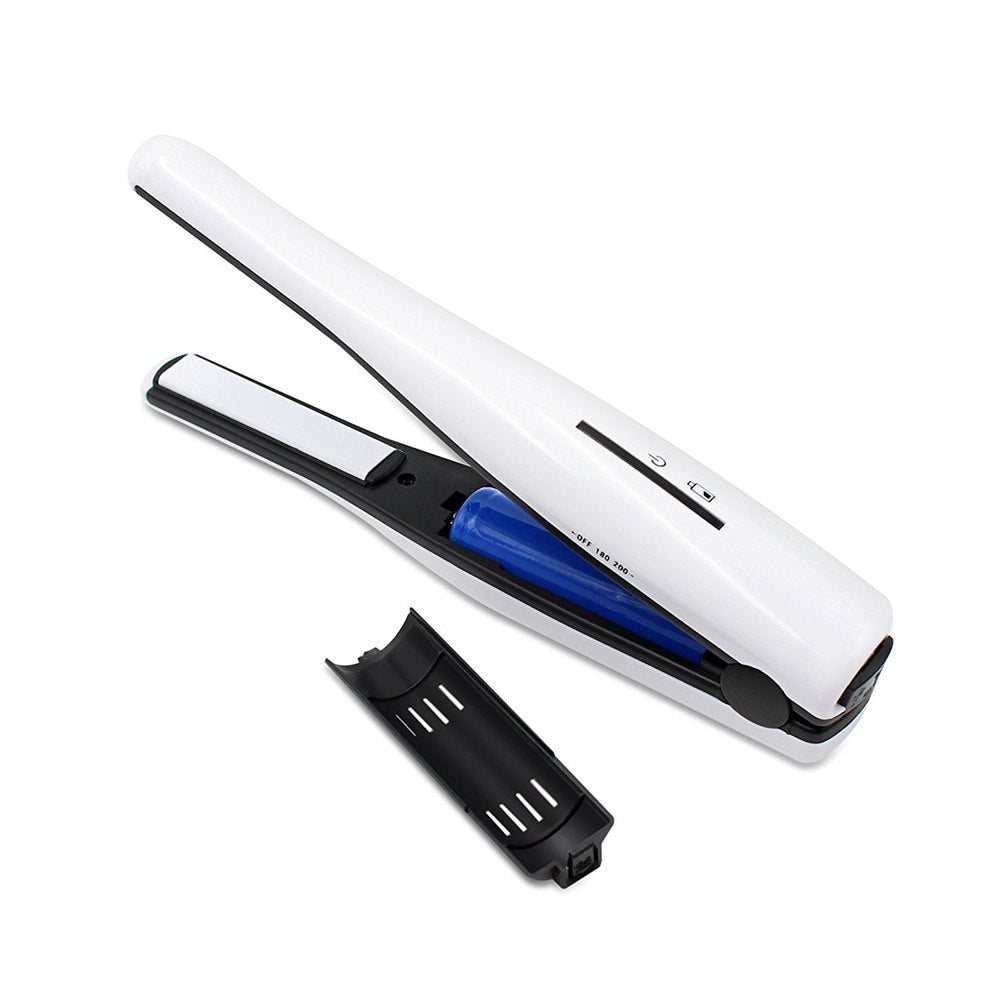 USB wireless charging mini portable straight hair clip bangs ceramic straightening plate hair straightener