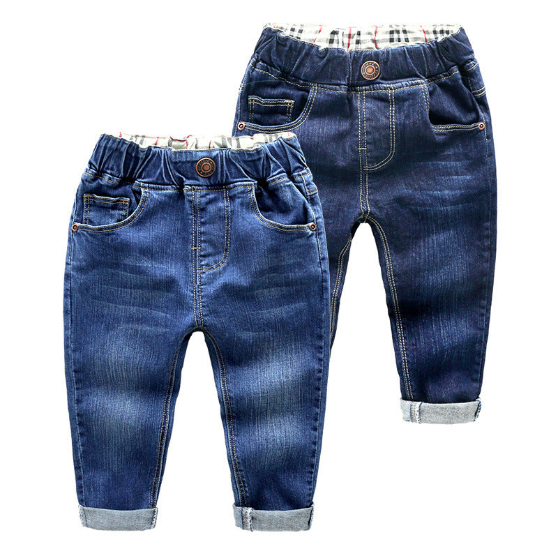 Small and medium-sized children's denim trousers
