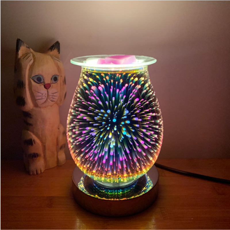 LED Lights Holiday Decoration Lights Xmas Lights Touch Sensor Aromatherapy Light Aroma Diffuser With Luminous Firework Effect