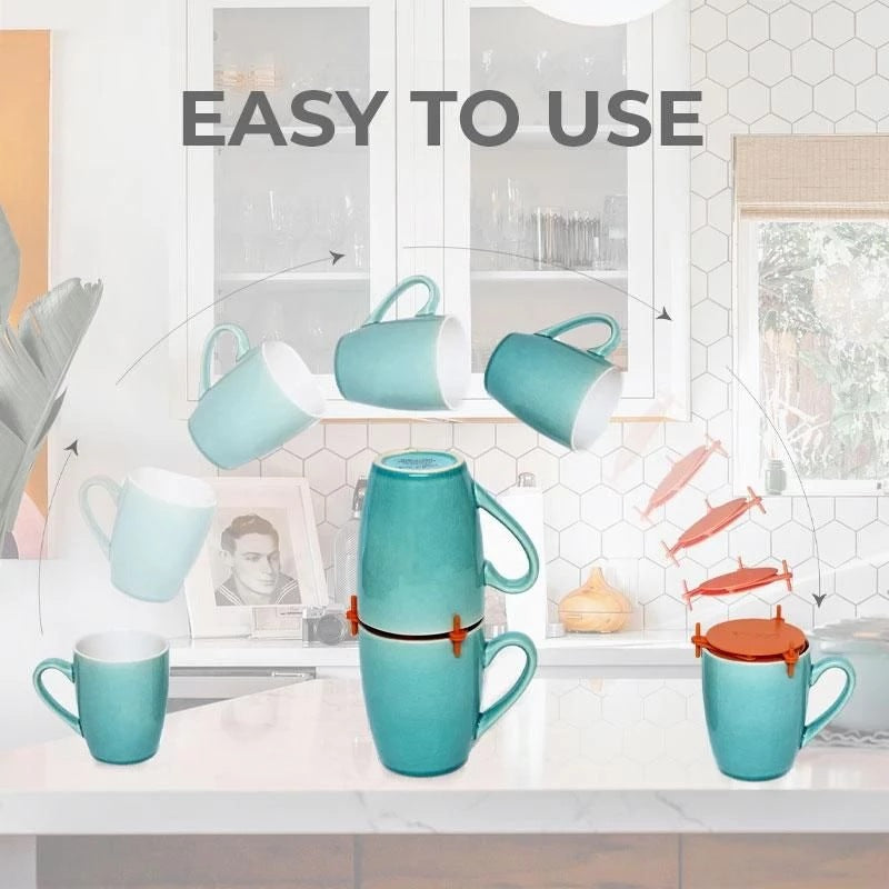 Kitchen Gadget Adjustable Cup Holder Coaster Drinkware Coffee Mug Glass Mug Water Cup Stacker Adjustable Cup Shelf 