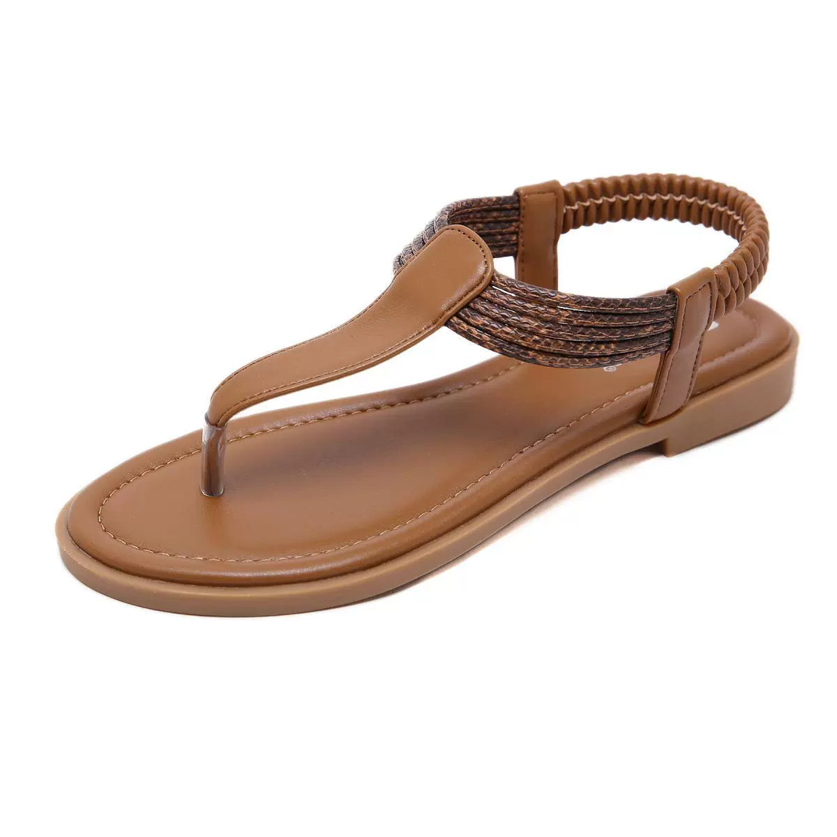 Summer 2024 Boho Flip-Toe Flat Sandals 