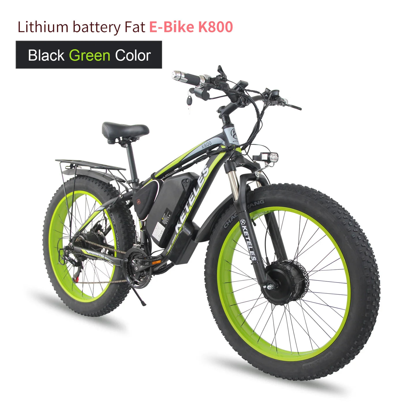 2000W Dual Motor Electric Mountain Bike - 23Ah Lithium Battery