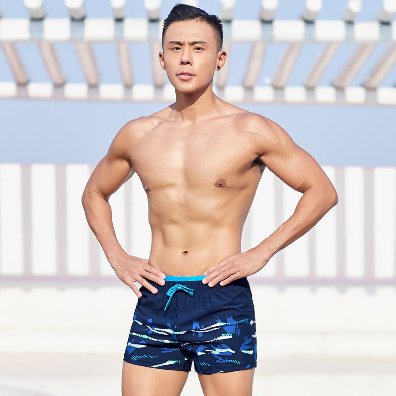 Men's Fashion Simple Loose Swim Trunks 