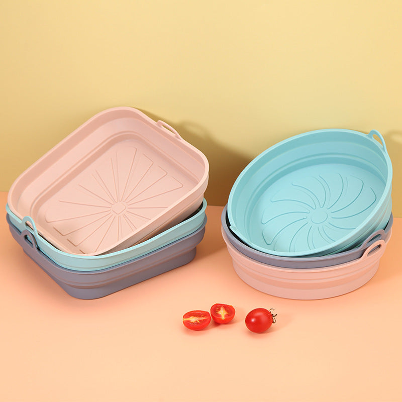 Oven Special Use Foldable Silicone Baking Tray 