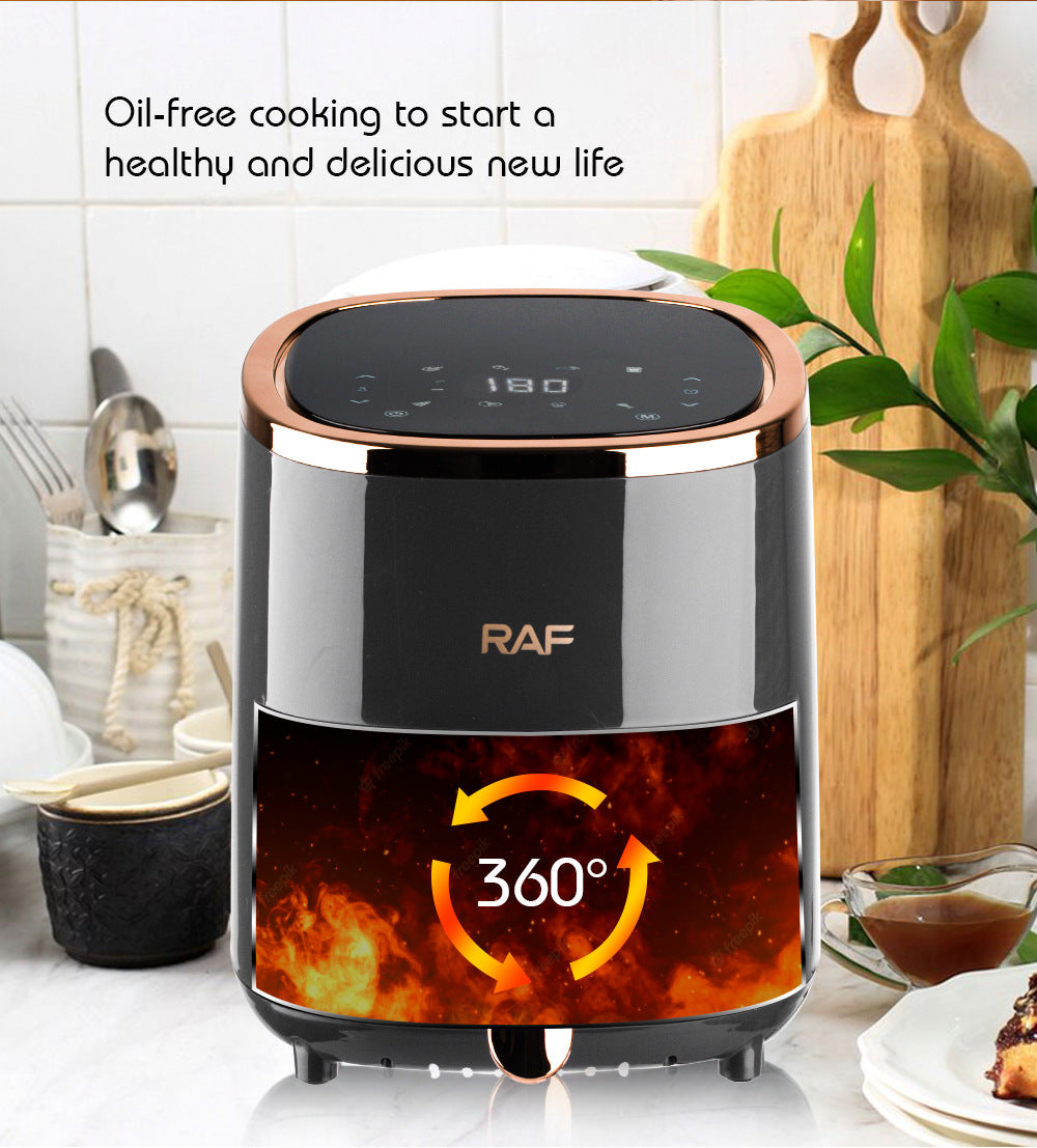 Large Capacity Smart Touch Screen Household Air Fryer 