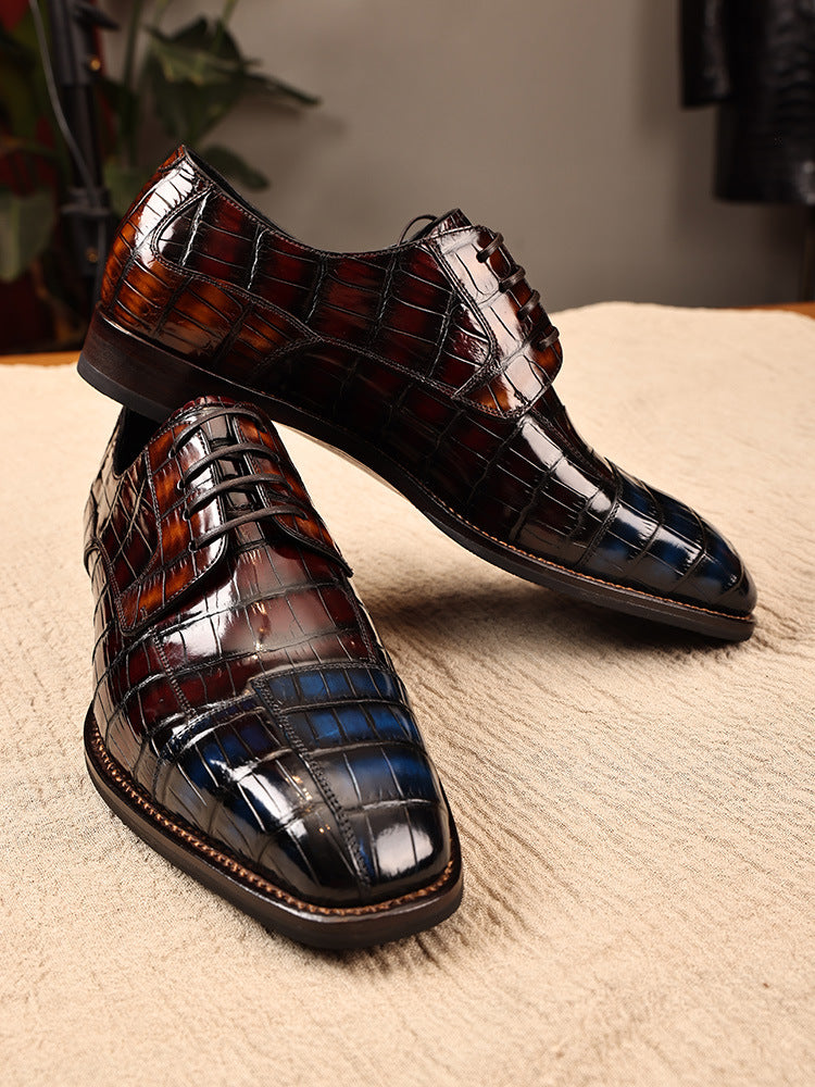 Polished Business Men's Genuine Leather Shoes 