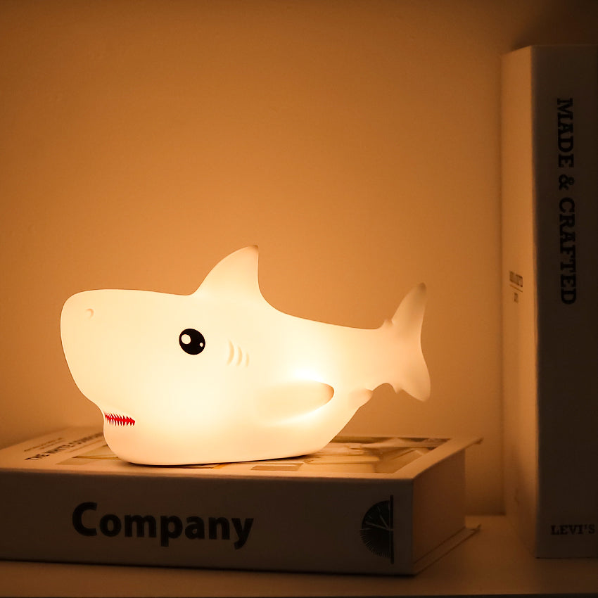 Home Creative Ocean Shark Silicone Night Light 