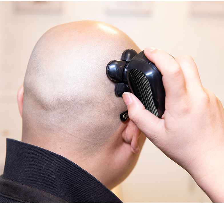 Bald Hair Clipper Electric Razor Shaving Head Artifact Self-shaving 