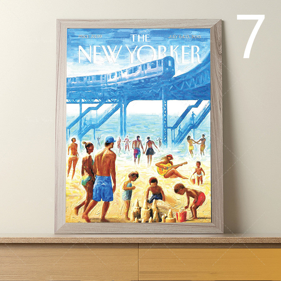 Hot Dog New York Magazine Cover Print Canvas Painting