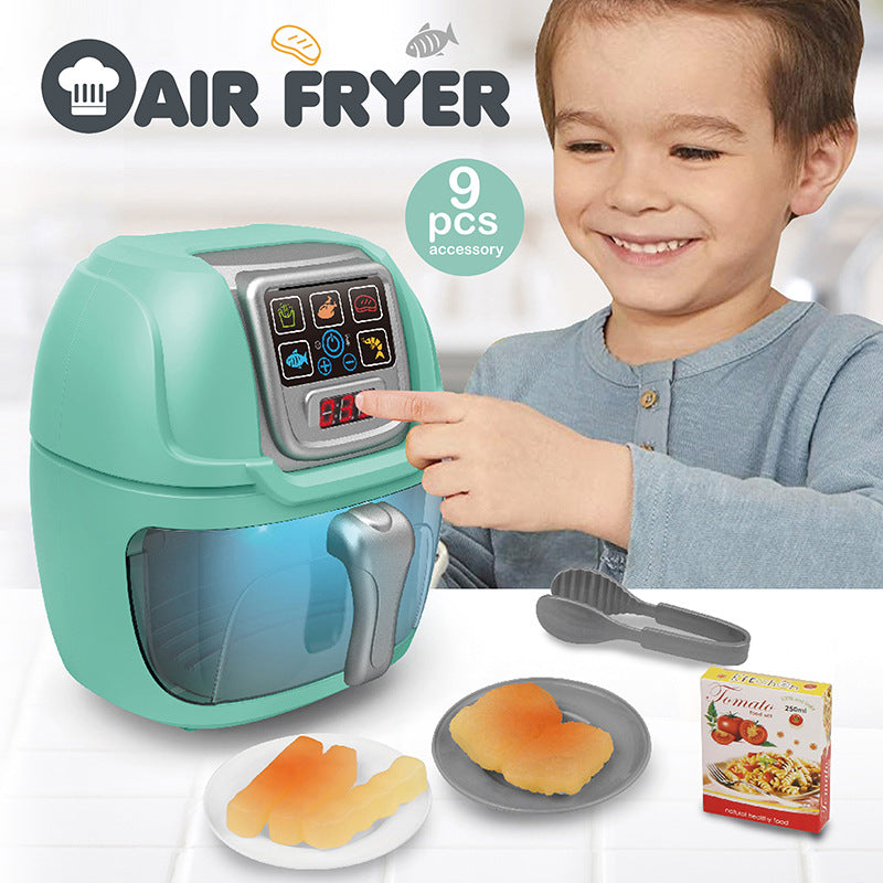 New Children Play House Kitchen Simulation Toy Air Fryer 