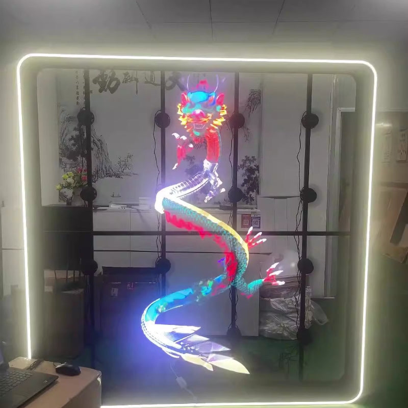 3d Holographic Fan Eye Advertising Machine Splicing Accessories 