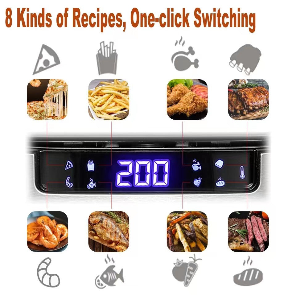 Household Touch Screen 50L Air Fryer 