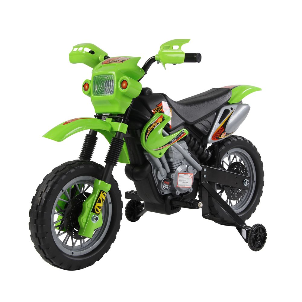 6V Kids Electric Motorbike Motorcycle Ride On for 3-6 Years Green