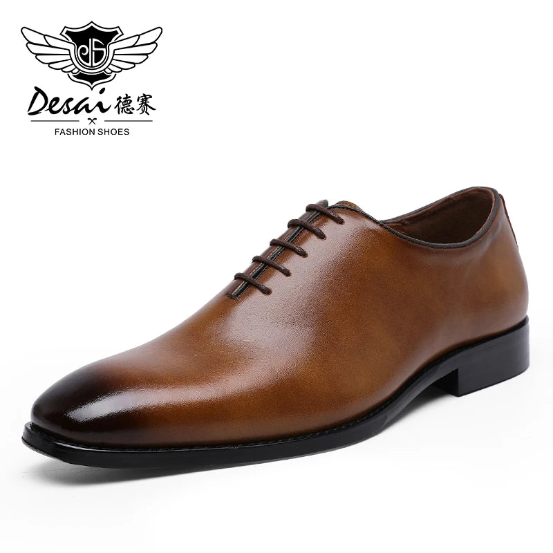 Oxford Mens Dress Shoes Formal Business Lace-Up Shoes 