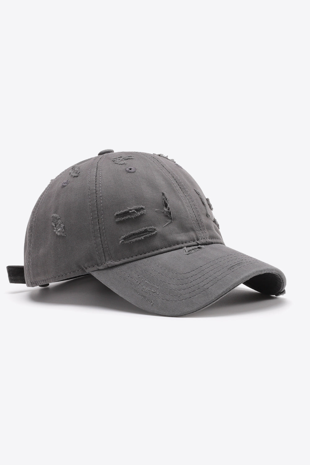 Distressed Adjustable Baseball Cap - Babbazon hats